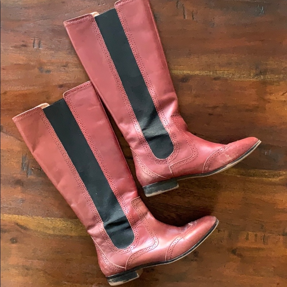Zara Maroon Boots